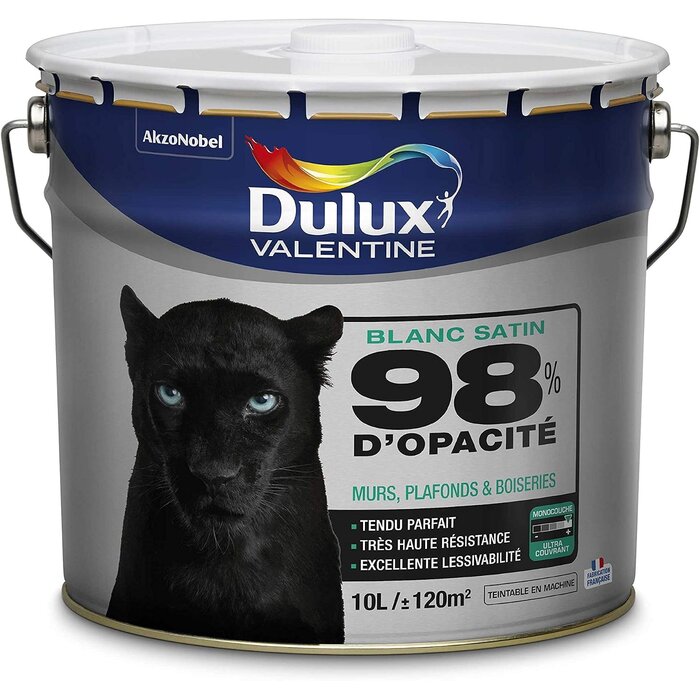 Peinture intérieure mate blanc 10L - 34% de remise