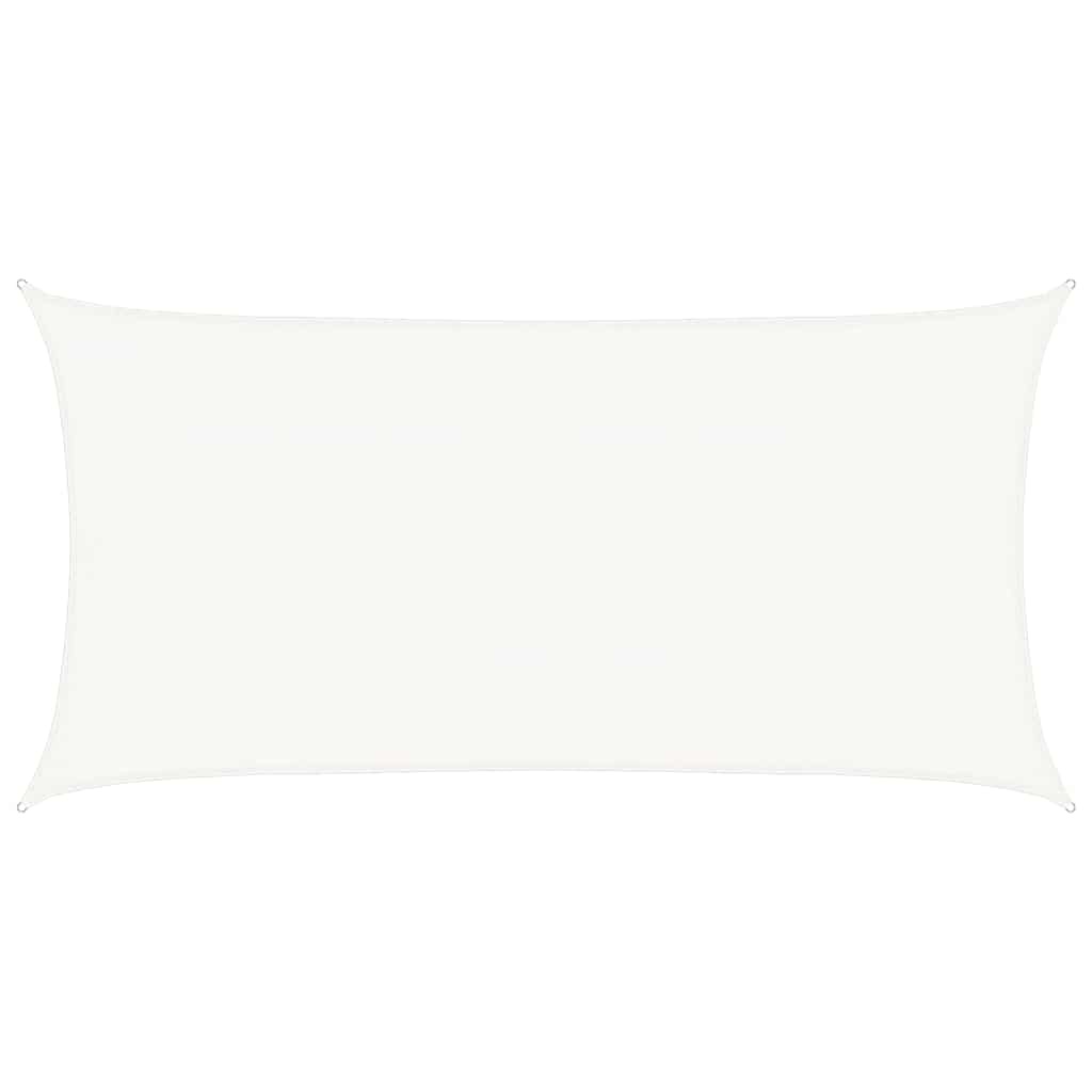 Vidaxl Voile d'ombrage rectangulaire 4x7m - Blanc - 34% de remise