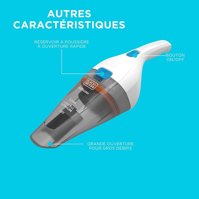 Aspirateur à main sans fil 3,6V - 31% de remise
