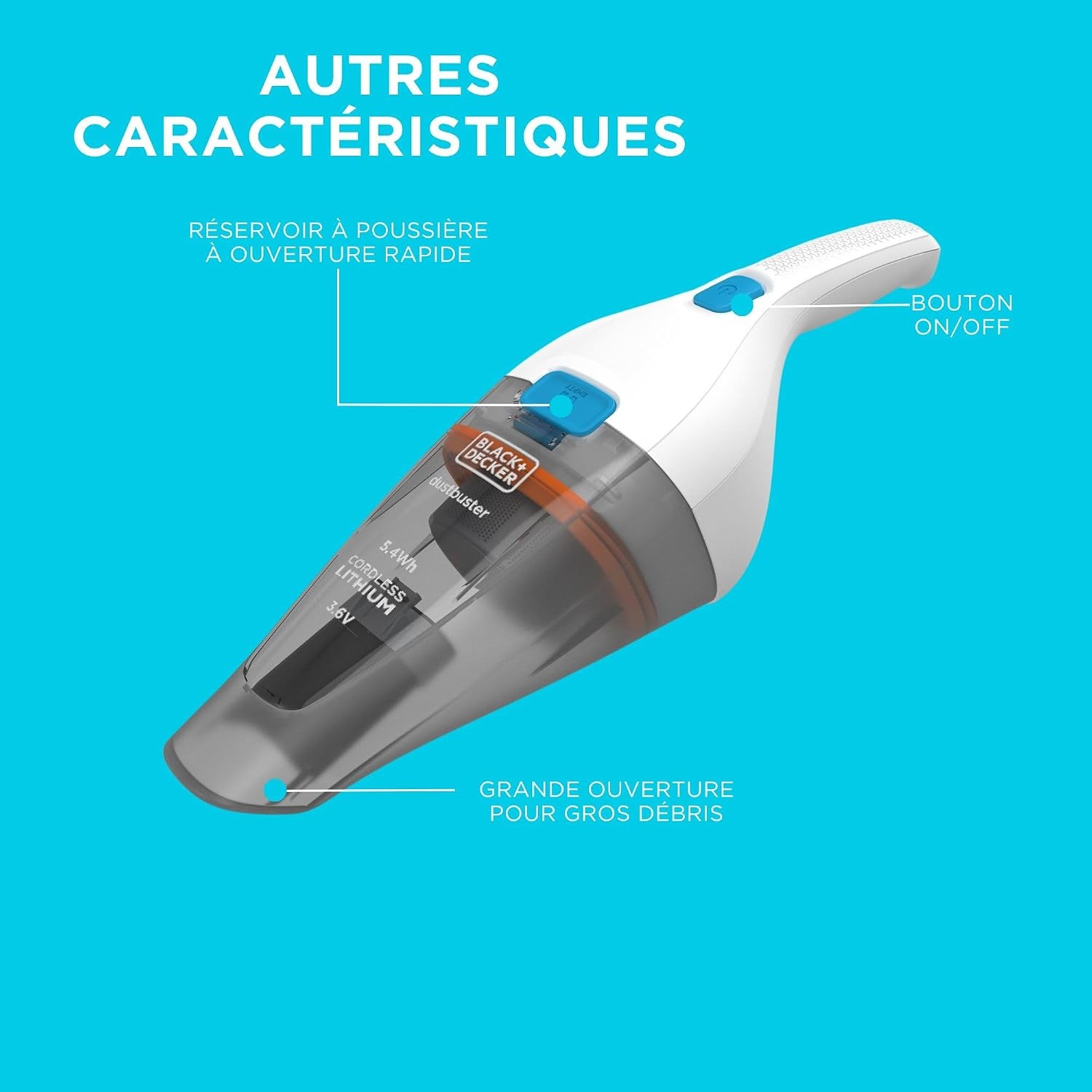 Aspirateur à main sans fil 3,6V - 31% de remise