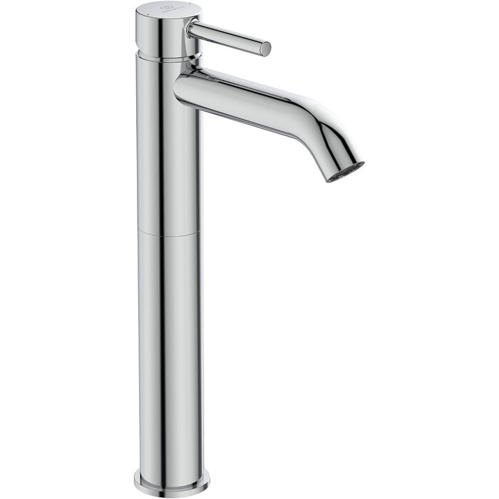 Mitigeur lavabo noir soie bec courbe - 34% de remise