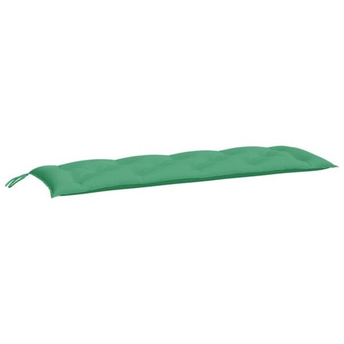 Vidaxl Lot de 2 coussins de jardin 150x50x7cm Vert - 31% de remise