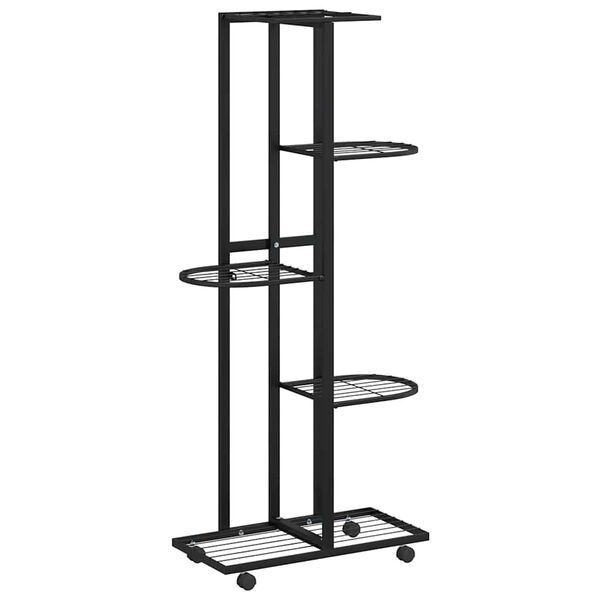 Vidaxl Support pour plantes 5 étages sur roulettes 44x23x100cm - 31% de remise