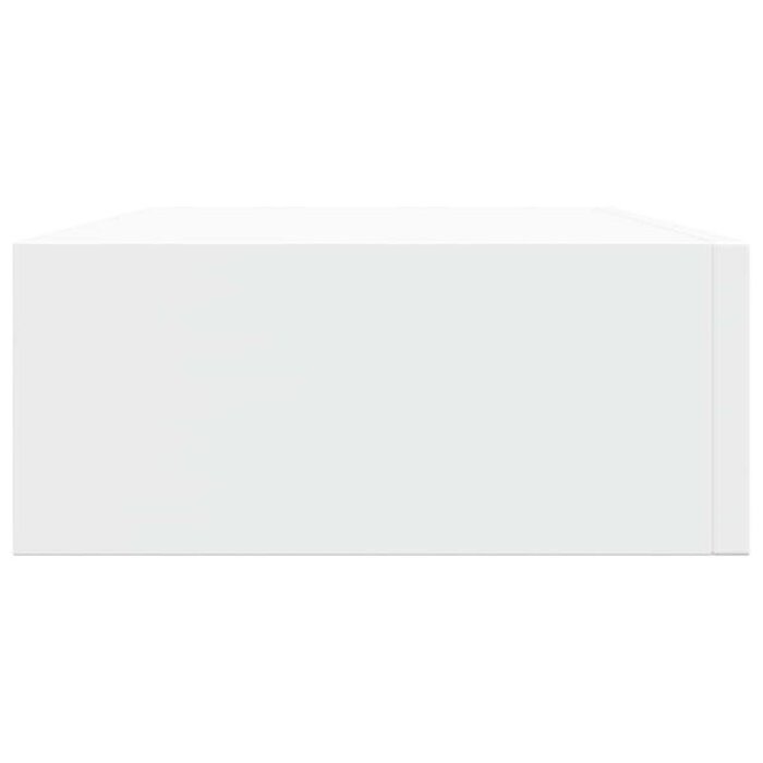 Vidaxl Étagère murale avec tiroir 40x23,5 cm - Blanc - 32% de remise