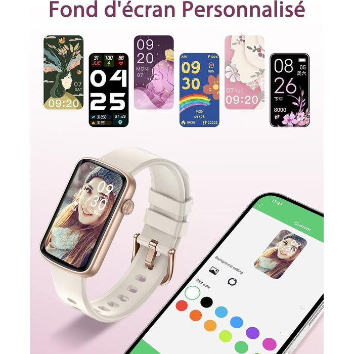 Montre connectée fitness femme Starlight Gold - 30% de remise