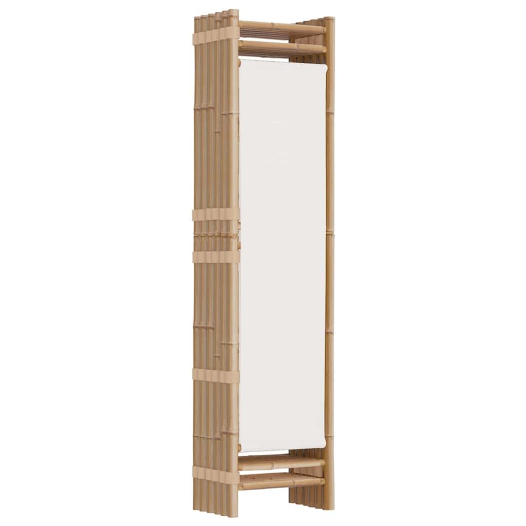 Vidaxl Paravent 6 panneaux en bambou 240x180cm blanc crème - 35% de remise
