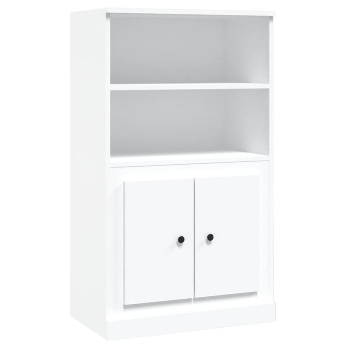 Vidaxl Armoire haute blanche 60x35,5x103,5 cm - 34% de remise