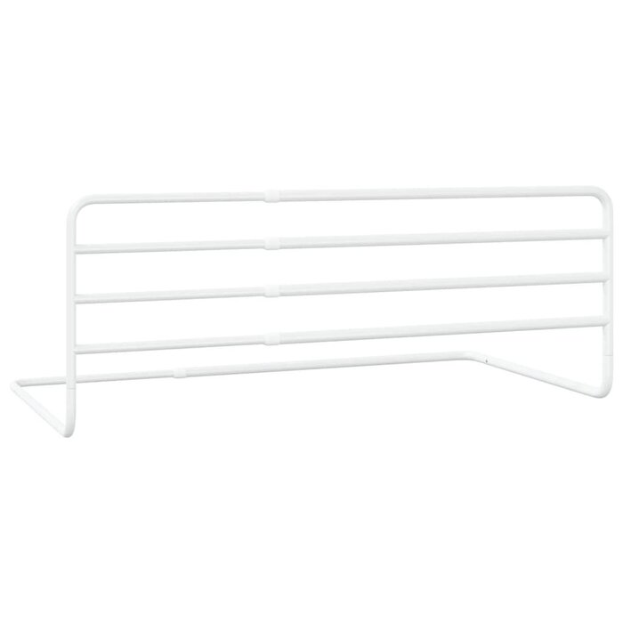 Vidaxl Barrière de lit extensible 76-137 cm - Métal blanc - 33% de remise