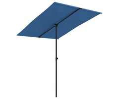 Vidaxl Parasol rectangulaire alu 2x1,5m bleu - 45% de remise