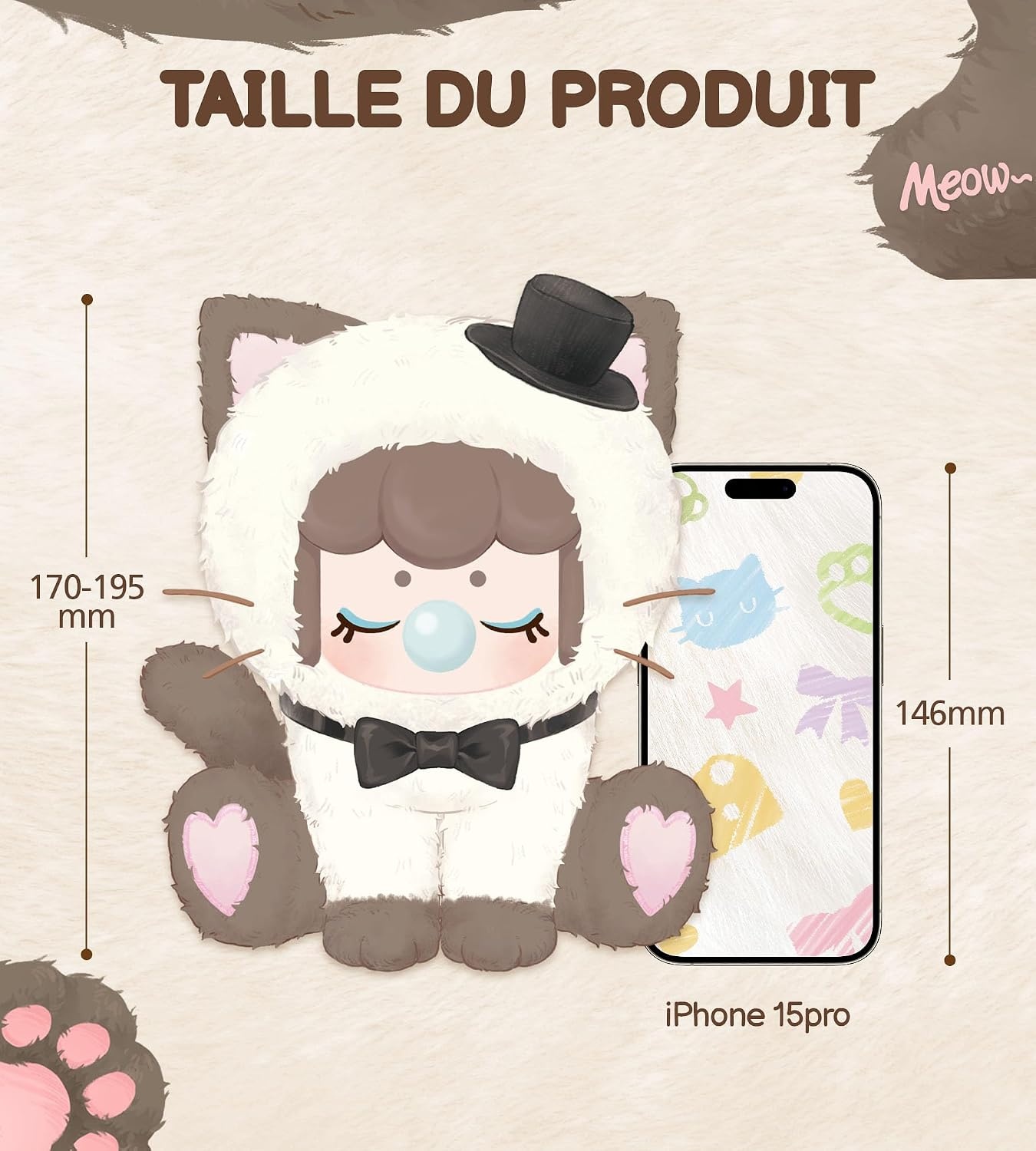 Figurine Chibi Tea Time - Chaton surprise - 31% de remise