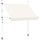 Auvent manuel rétractable 250 cm crème - 34% de remise