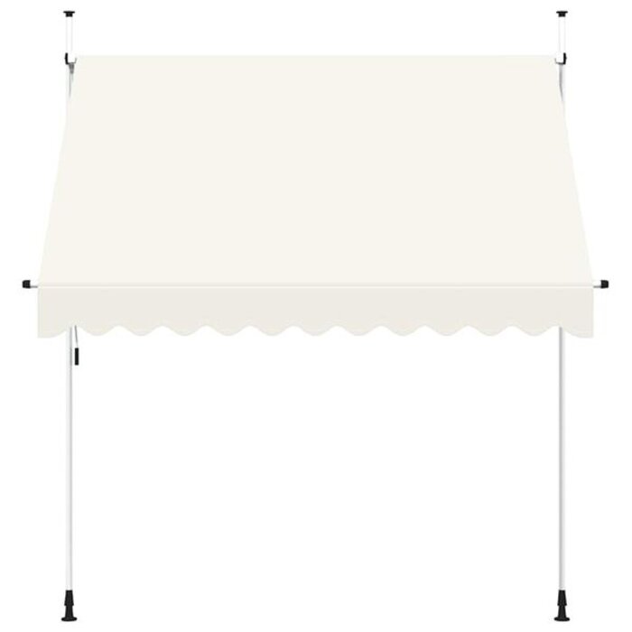 Vidaxl Auvent manuel rétractable 250 cm crème - 34% de remise