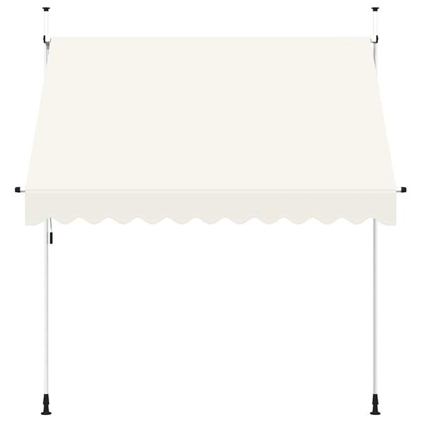 Vidaxl Auvent manuel rétractable 250 cm crème - 34% de remise