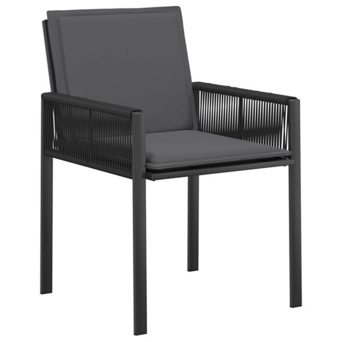 Vidaxl Lot de 2 chaises de jardin rotin synthétique noir - 35% de remise