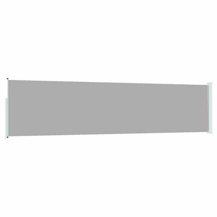 Vidaxl Pare-vue latéral rétractable 120x500 cm Gris - 34% de remise