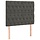 Lot de 2 têtes de lit velours gris foncé - 33% de remise