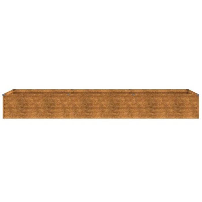 Vidaxl Jardinière en acier corten 291x50x36 cm - 35% de remise