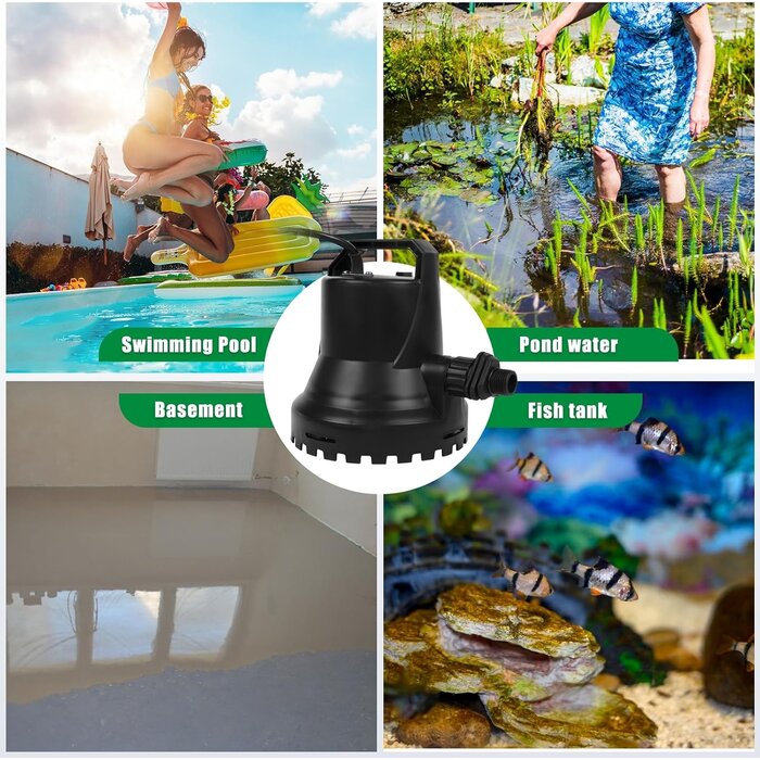 Pompe submersible 400W 8000L/h - 34% de remise