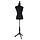 Buste mannequin femme noir avec support réglable - 34% de remise