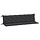 Lot de 2 coussins de jardin 200x50x7 cm - Noir - 33% de remise