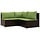 Ensemble salon de jardin 3 pièces résine marron - 35% de remise