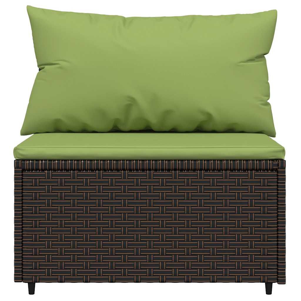 Vidaxl Ensemble salon de jardin 3 pièces résine marron - 35% de remise