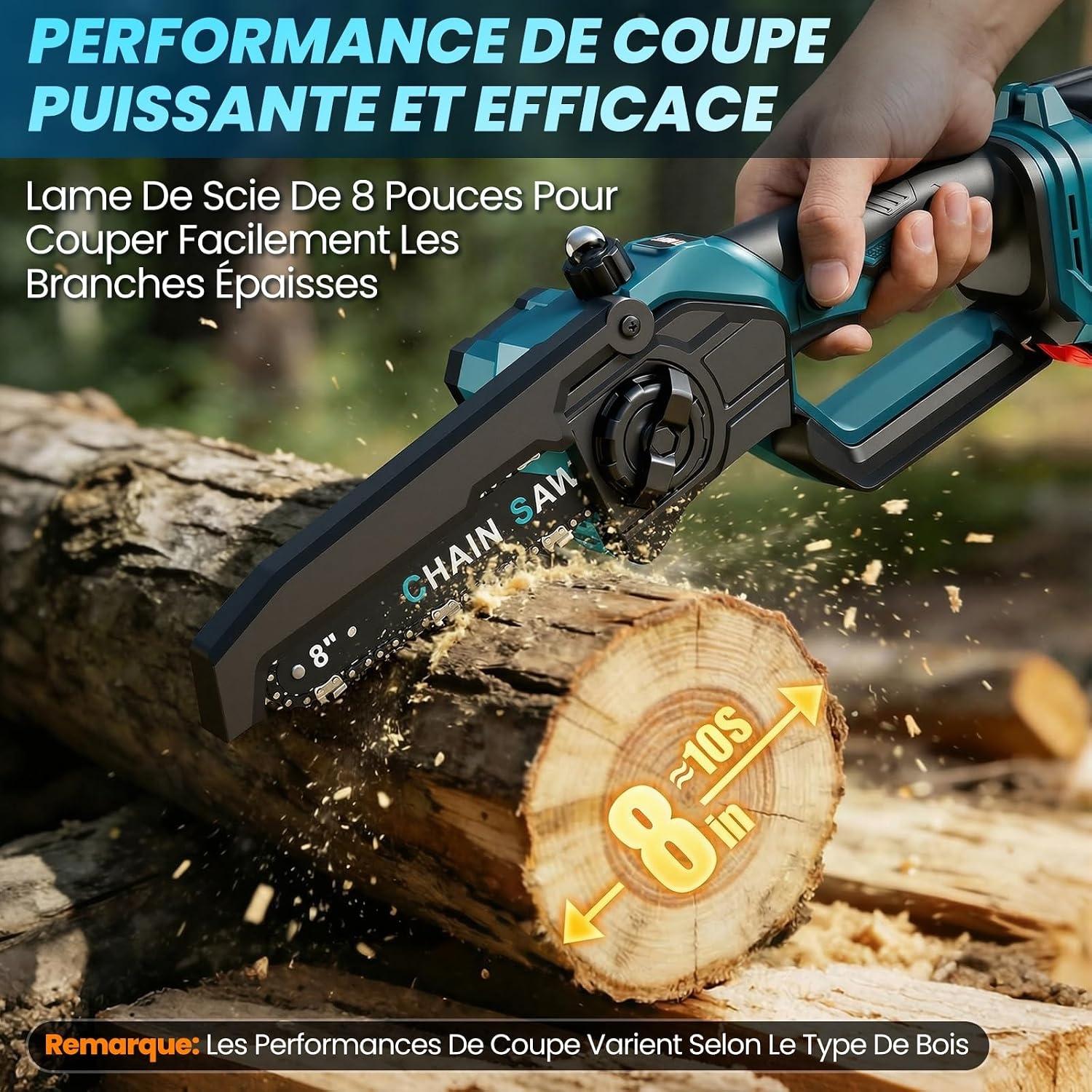 Tronçonneuse télescopique 2-en-1 sans fil - 34% de remise