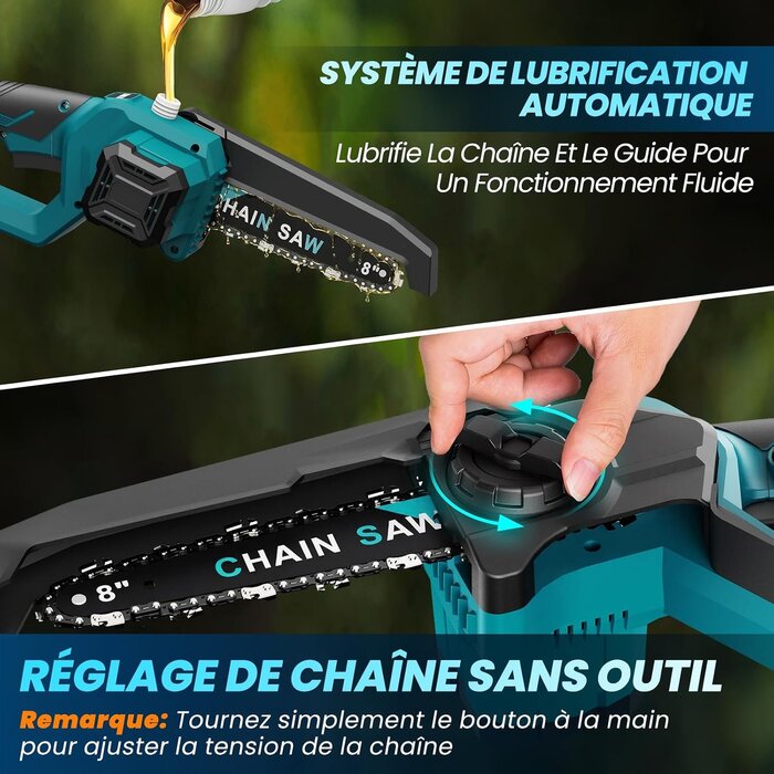 Tronçonneuse télescopique 2-en-1 sans fil - 34% de remise