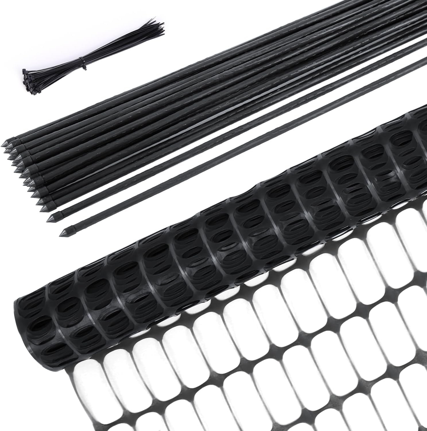 Amazon Clôture de jardin mobile 30m - 33% de remise - Kit complet avec 25 piquets
