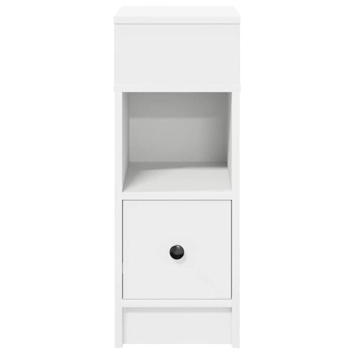 Vidaxl Lot de 2 tables de chevet blanches - 34% de remise