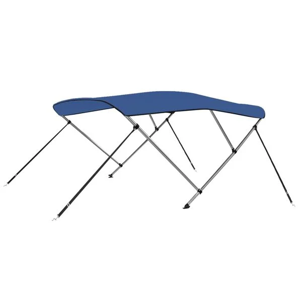 Vidaxl Bimini de bateau 3 arceaux bleu 183x196x137 cm - 35% de remise