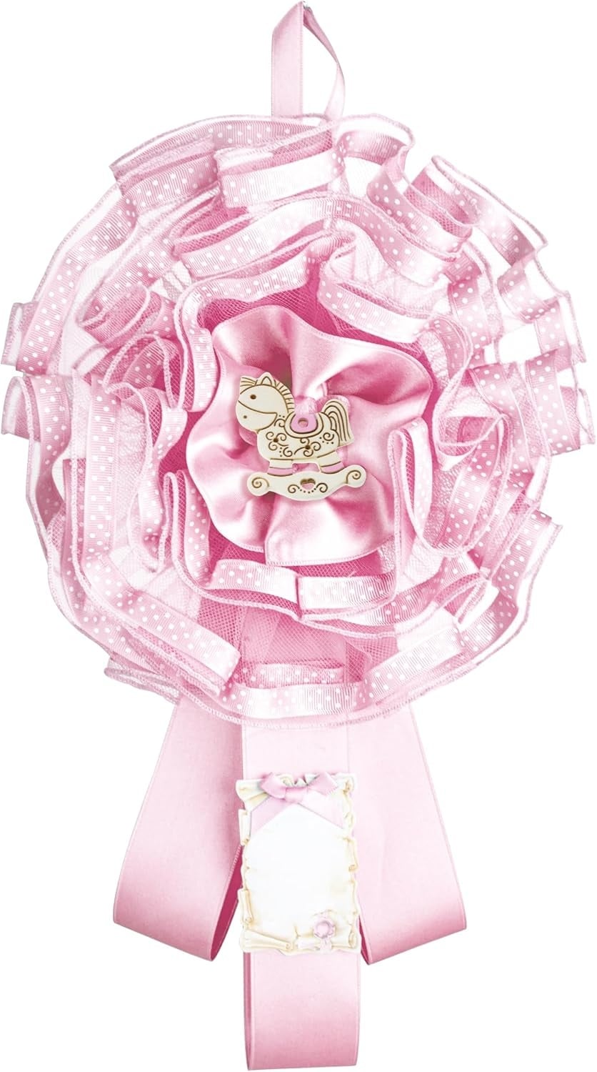 Nœud de naissance en tulle bleu avec chaussons - 25% de remise