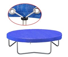 Vidaxl Bâche de protection trampoline 300 cm - Bleu - 45% de remise