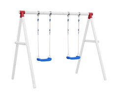 Vidaxl Lot de 2 Balançoires en Polyéthylène Bleu - 51% de remise