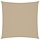Voile d'ombrage carré 6x6 m beige - 38% de remise