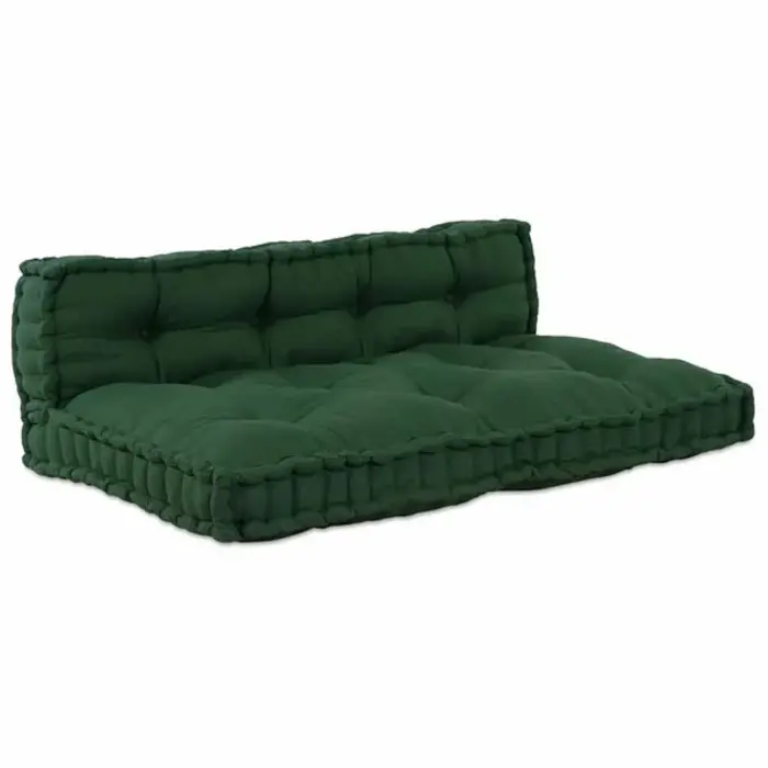 Vidaxl Coussin pour canapé en palette, 120 x 80 cm, vert - 35% de remise