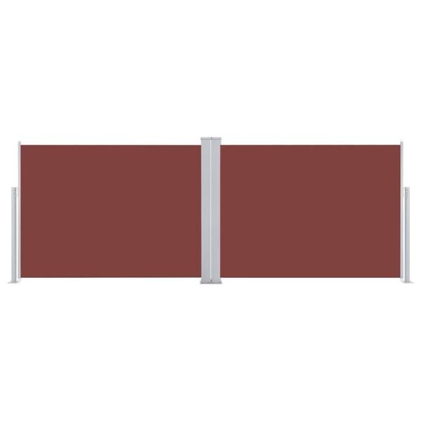 Vidaxl Pare-vent rétractable 100 x 1000 cm marron - 33% de remise