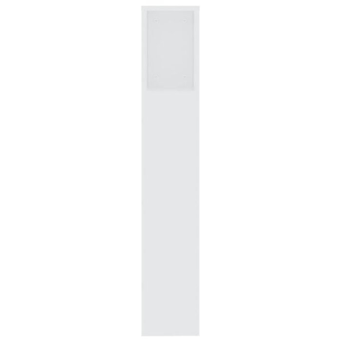 Vidaxl Tête de lit avec rangement 200 cm blanc - 34% de remise