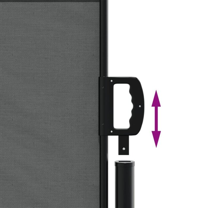 Vidaxl Brise-vue latéral rétractable 140x300 cm anthracite - 34% de remise