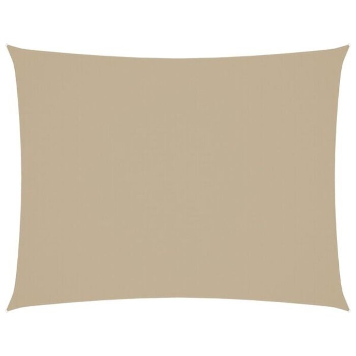 Vidaxl Voile d'ombrage rectangulaire 3x6 m beige - 37% de remise