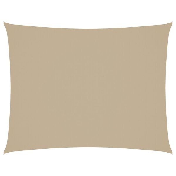Vidaxl Voile d'ombrage rectangulaire 3x6 m beige - 37% de remise