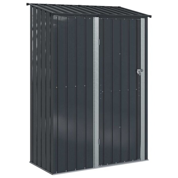 Vidaxl Abri de jardin métal anthracite 140,5 x 74 x 200 cm - 35% de remise