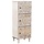 Armoire haute en bois de manguier blanc - 35% de remise