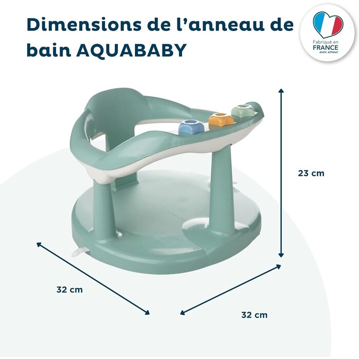 Siège de bain pour bébé - Vert émeraude - 31% de remise