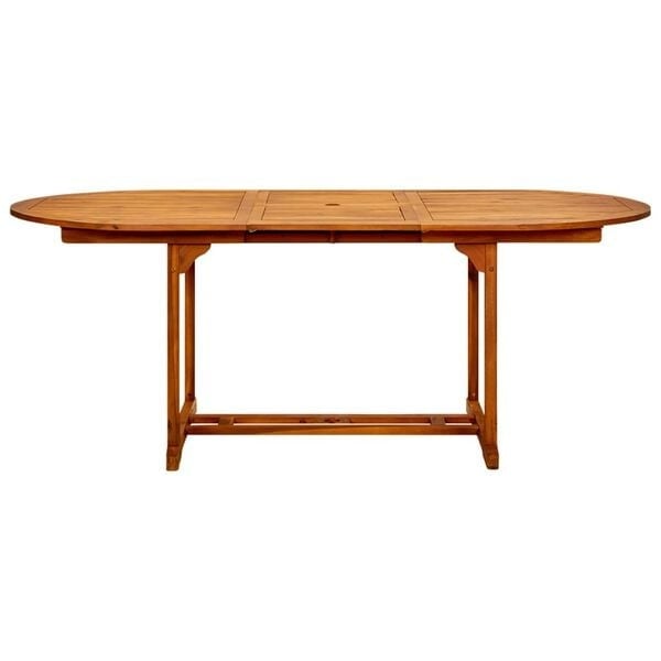 Vidaxl Table de jardin pliante en bois d'acacia 200x100cm - 35% de remise