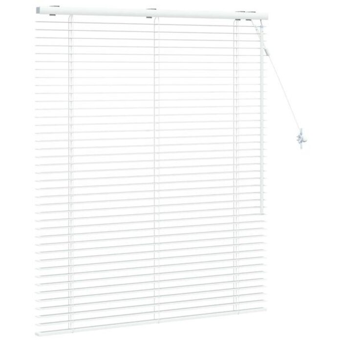 Vidaxl Store vénitien en bois de paulownia 120x130 cm Blanc - 34% de remise