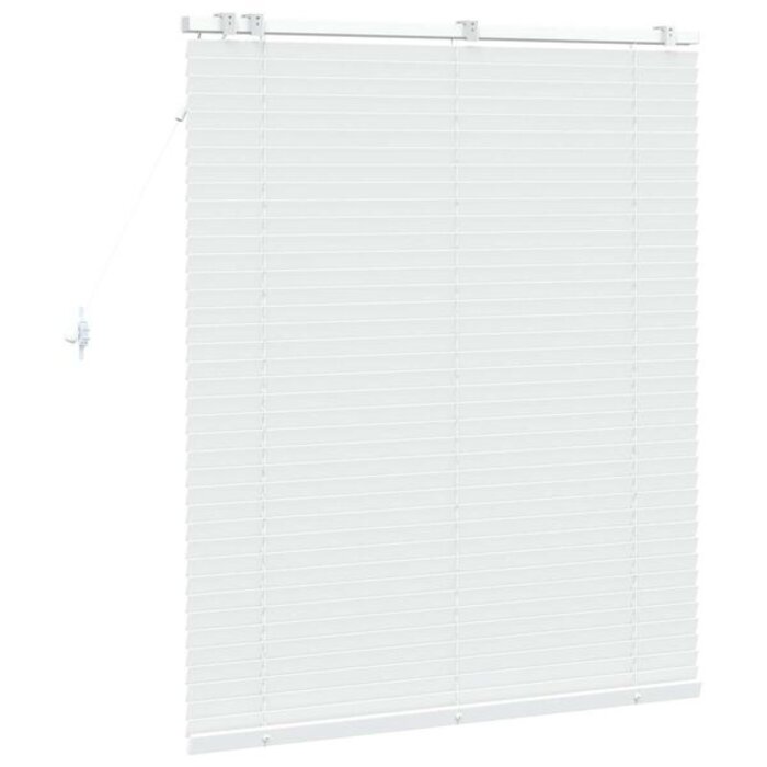 Vidaxl Store vénitien en bois de paulownia 120x130 cm Blanc - 34% de remise