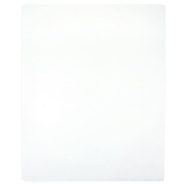 Vidaxl Drap-housse jersey 180x200 cm coton blanc - 31% de remise