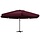 Parasol de jardin 600 cm bordeaux - Mât alu - 35% de remise