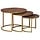 Set de 3 tables basses gigognes en bois de manguier - 34% de remise